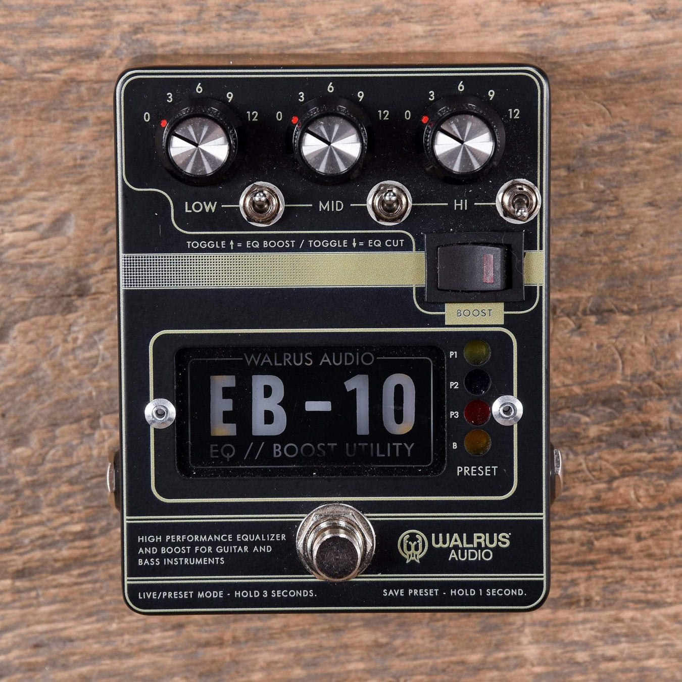 WALRUS AUDIO ウォルラスオーディオ PREAMP//EQ//BOOST WAL-EB10#B