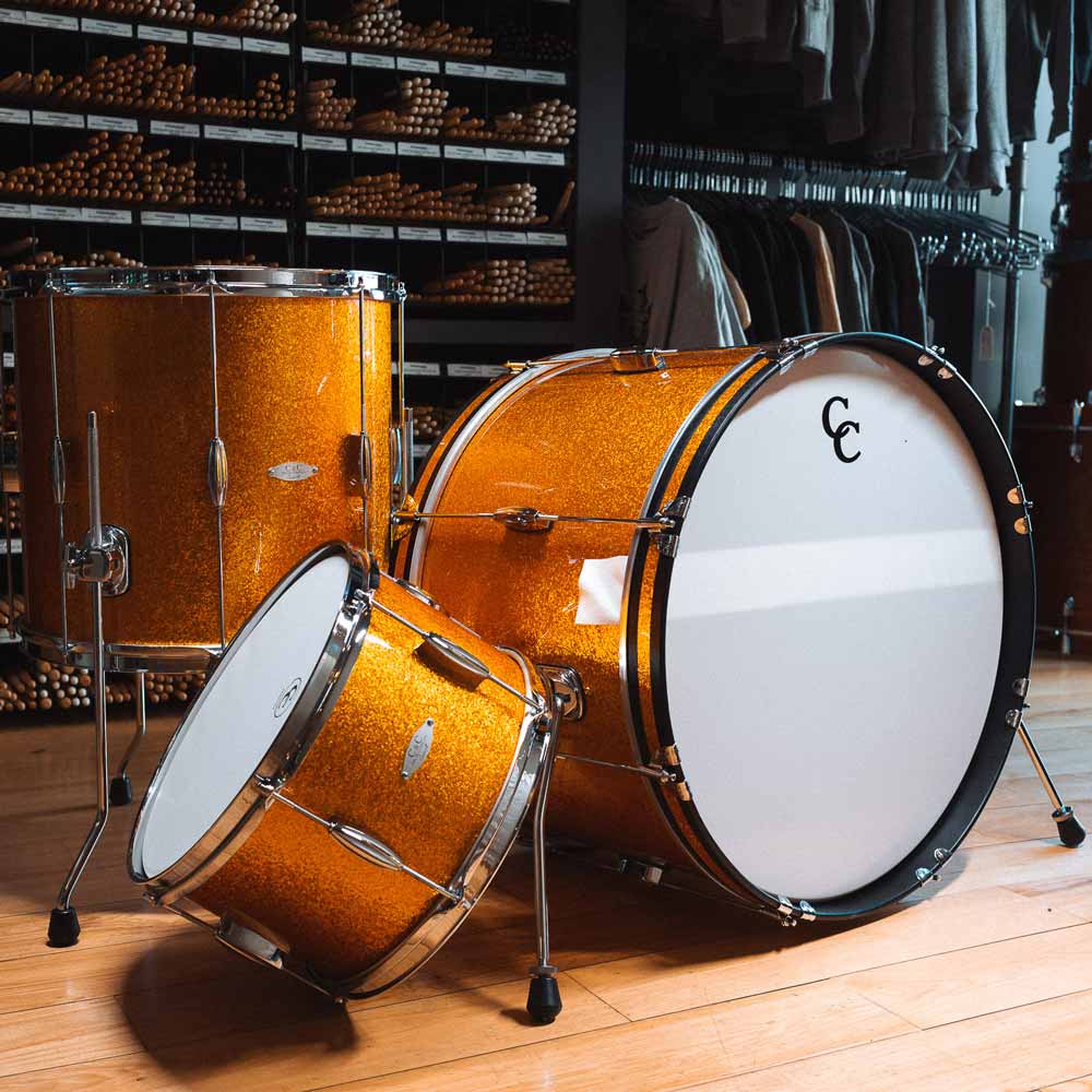 C&C Drum Kit Orange Sparkle