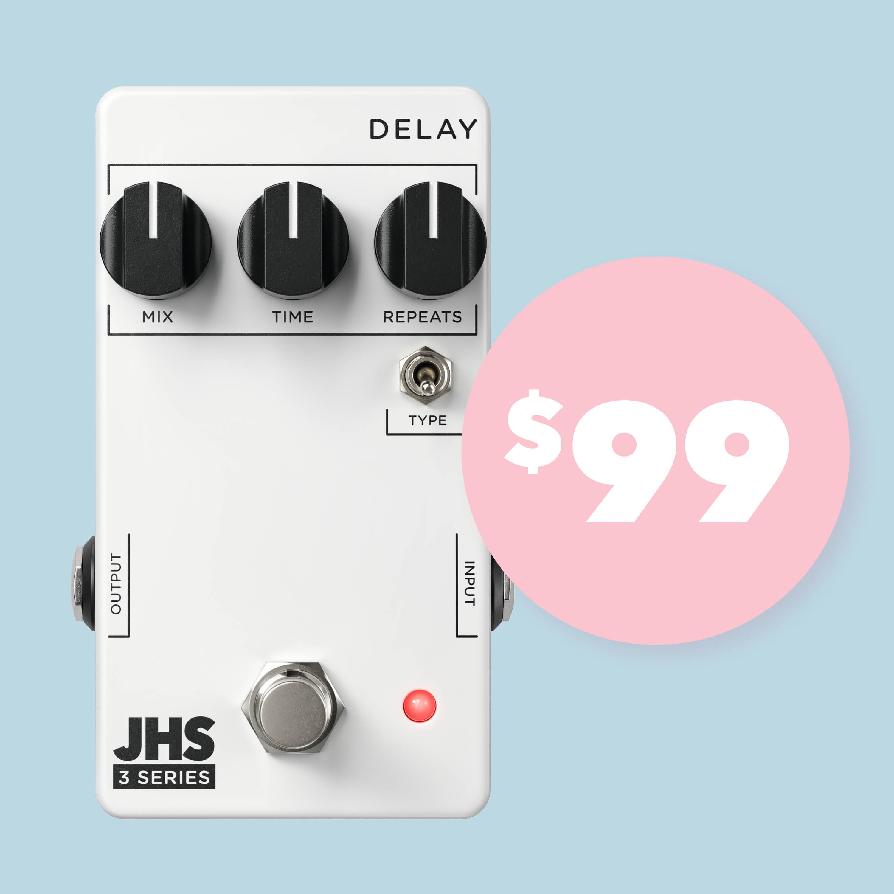 JHS 3 Series Delay Pedal