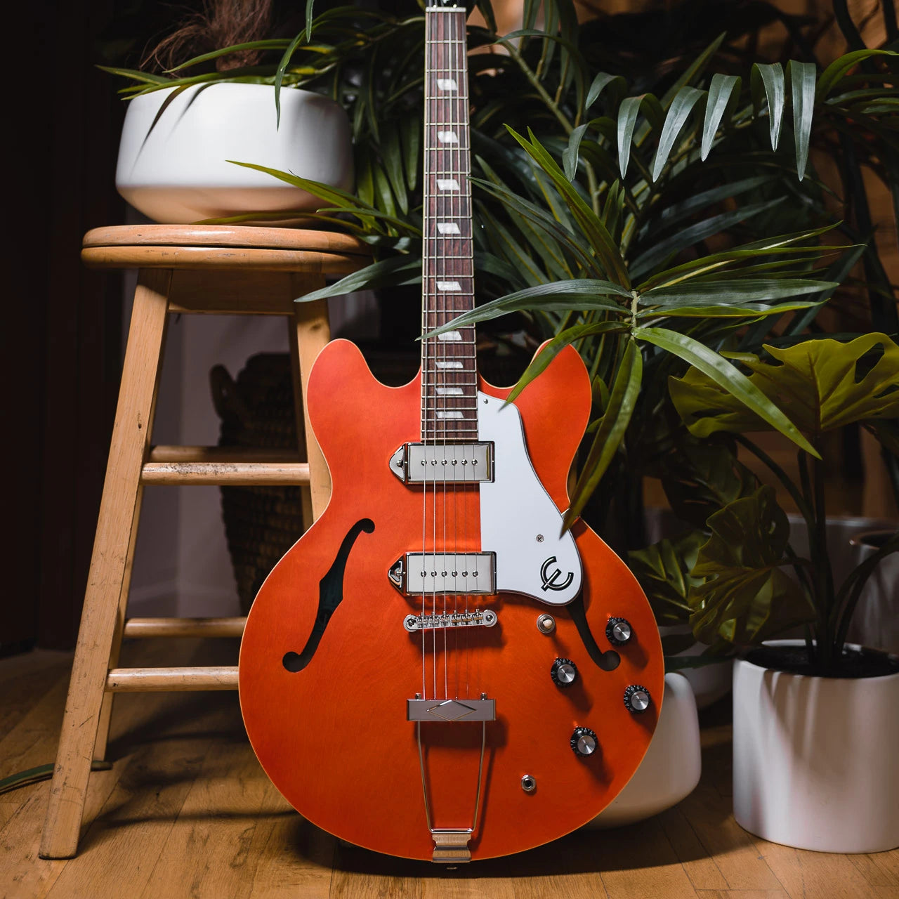 Epiphone Casino Worn CME Spec Worn Sunrise Orange 