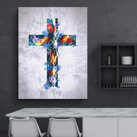 Graffiti Cross – Gospel Canvas