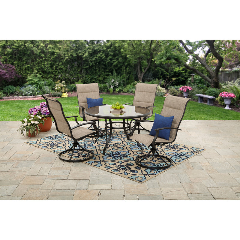 mainstays highland knolls 7 piece outdoor dining set