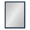 18" x 24" Travis Framed Decorative Wall Mirror Navy Blue - Kate & Laurel All Things Decor