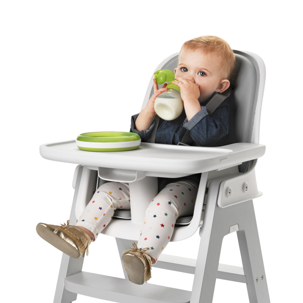 taupe and grey oxo tot sprout high chair