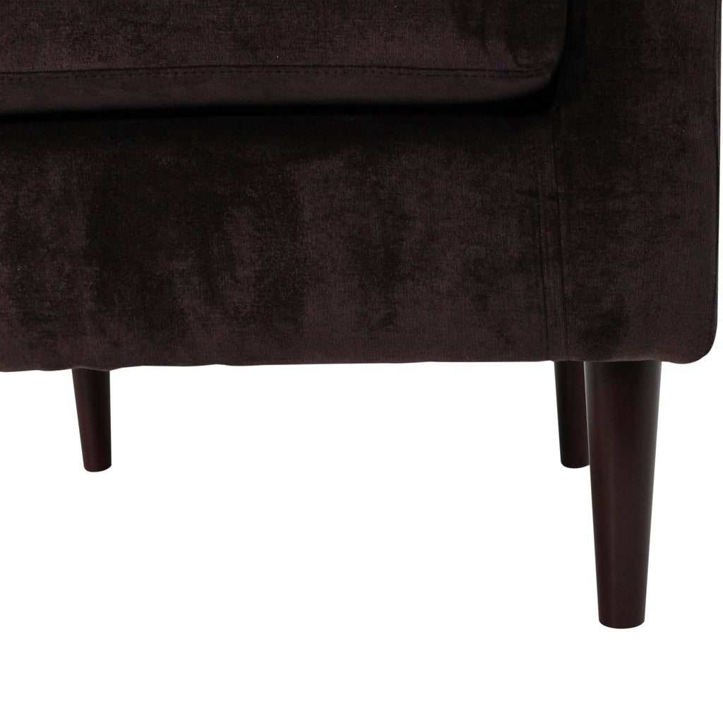 mainstays raelynn rolled arm lounge chair