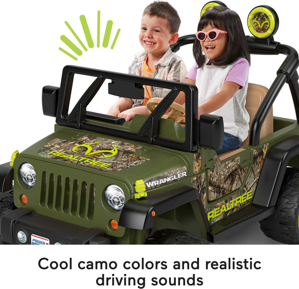 Power Wheels Realtree Jeep Wrangler Battery Powered Ride On Vehicle –  UnitedSlickMart