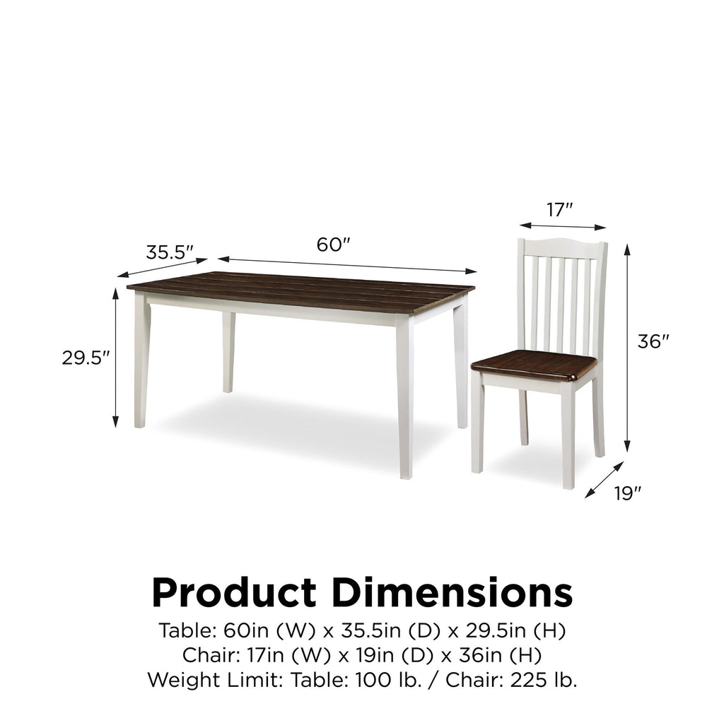 dorel living shiloh dining set