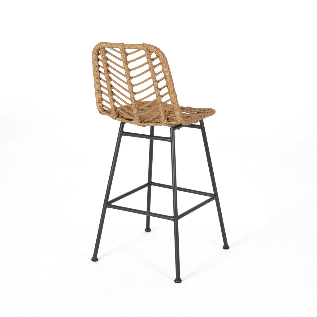 dimitri outdoor wicker barstools