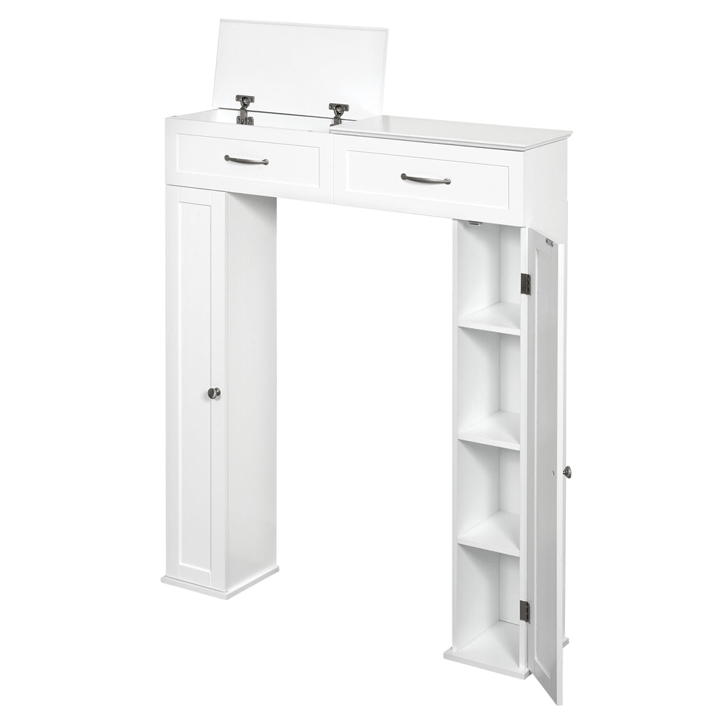 zenna 3772w double cabinet space saver