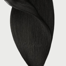 Load image into Gallery viewer, #1 Jet Black Color Halo Hair Extensions 