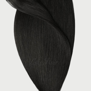 #1 Jet Black Color Fusion Hair Extensions