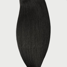 Load image into Gallery viewer, #1 Jet Black Color Micro Ring Hair Extensions 