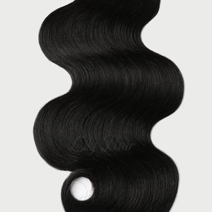 #1 Jet Black Color Hair Tape In Hair Extensions