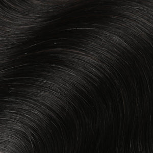 #1 Jet Black Color Fusion Hair Extensions