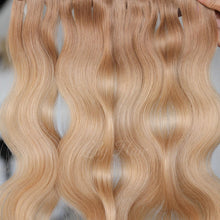 Load image into Gallery viewer, #12/26 Ombre Color Hair Tape In Hair Extensions 
