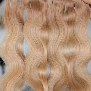 #12/26 Ombre Color Halo Hair Extensions