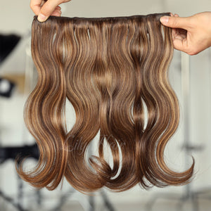 #2/12 Highlights Color Micro Ring Hair Extensions
