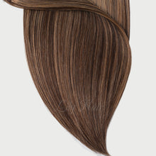 Load image into Gallery viewer, #2/12 Highlight Color Hair Tape In Hair Extensions 