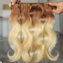 Load image into Gallery viewer, #12/613 Ombre Color Clip-in hair Extensions-11pc. 