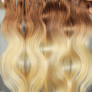 #12/613 Ombre Color Halo Hair Extensions