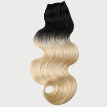 Load image into Gallery viewer, #1B/613 Ombre Color Halo Hair Extensions 