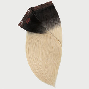 #1B/613 Ombre Color Halo Hair Extensions