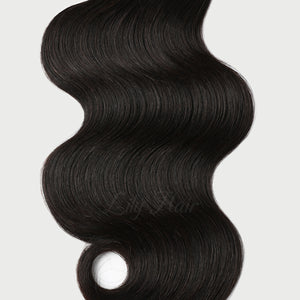 #1B Espresso Black Color Fusion Hair Extensions