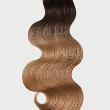 Load image into Gallery viewer, #2/12 Ombre Color Micro Ring Hair Extensions 