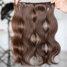 Load image into Gallery viewer, #2 Dark Chocolate Color Clip-in hair Extensions-11pc. 