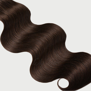 #2 Dark Chocolate Color Fusion Hair Extensions