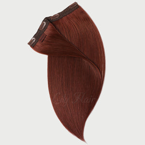#33B Vibrant Auburn Color Clip-in hair Extensions-11pc.