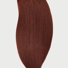 Load image into Gallery viewer, #33b Vibrant Auburn Color Fusion Hair Extensions 