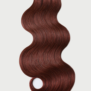 #33b Vibrant Auburn Color Fusion Hair Extensions