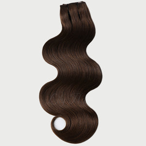 #4 Chestnut Color Clip-in hair Extensions-11pc.