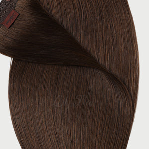 #4 Chestnut Brown Color Fusion Hair Extensions