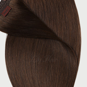 #4 Chestnut Brown Color Halo Hair Extensions