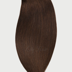 #4 Chestnut Brown Color Halo Hair Extensions