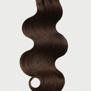 #4 Chestnut Brown Color Halo Hair Extensions