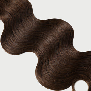 #4 Chestnut Brown Color Fusion Hair Extensions