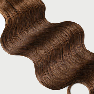 #6 Cappuccino Brown Color Halo Hair Extensions