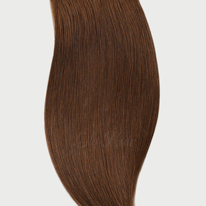 #6 Cappuccino Brown Color Micro Ring Hair Extensions