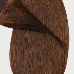 #6 Cappuccino Brown Color Micro Ring Hair Extensions