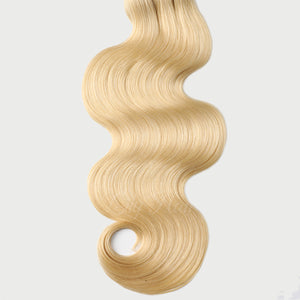 #613 Lightest Blonde Color Fusion Hair Extensions