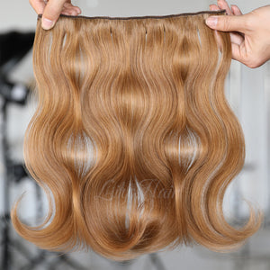 #8/12 Highlights Color Halo Hair Extensions