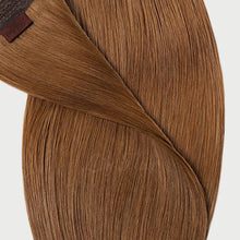 Load image into Gallery viewer, #8 Toffee Brown Color Halo Hair Extensions 