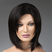 Load image into Gallery viewer, Ashanti 100% Human Hair Monofilament Wigs Natural Black 