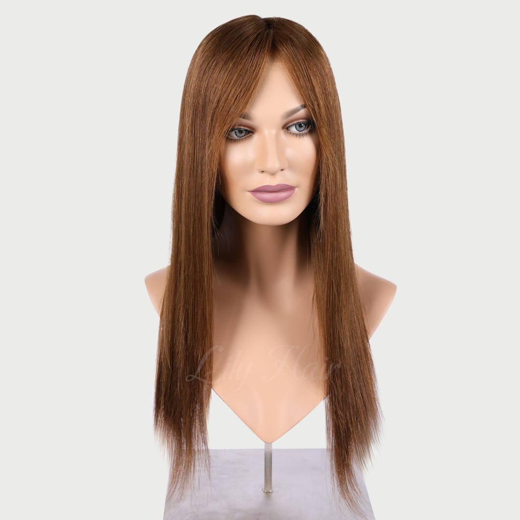 Beatrice 100% Human Hair Monofilament Wigs #6