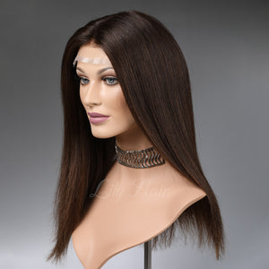 Kellyn 100% Human Hair Monofilament Wigs #4