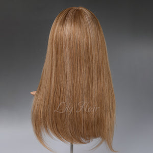 Leslie 100% Human Hair Monofilament Wigs H8/12
