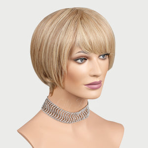 Stella 100% Human Hair Pixie Monofilament Wigs H12/26